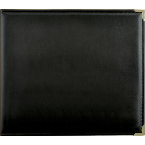 288969 Kaisercraft Leather D-Ring Album 12"X12"-Black