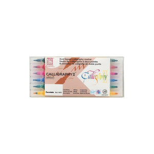 563899 ZIG Memory System Calligraphy Dual-Tip Markers 6/Pkg