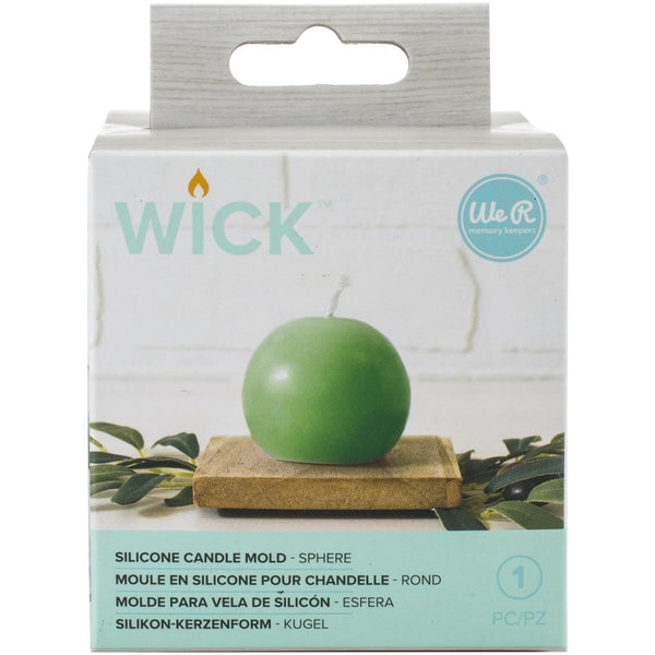 567872 We R Wick Candle Mold-Ball