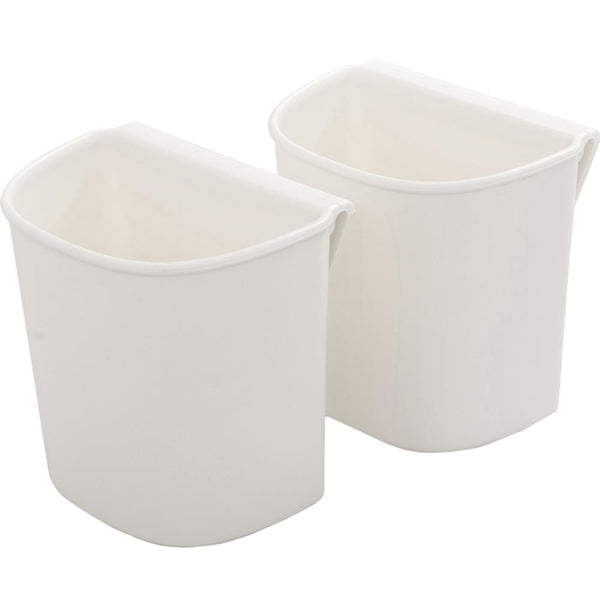We R A La Cart Small Hanging Cups 2/Pkg White