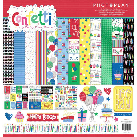 PhotoPlay Collection Pack 12"X12" Confetti