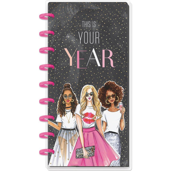 Happy Planner X Rongrong 12-Month Dated Skinny Planner This Is Your Year, Jan 2020 - Dec 2020
