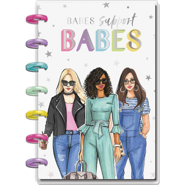 Happy Planner X Rongrong 12-Month Dated Mini Planner Babes Support Babes, Jan 2020 - Dec 2020