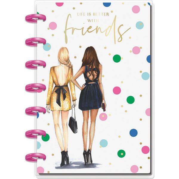 Happy Planner X Rongrong Notebooks W/60 Sheets Friends