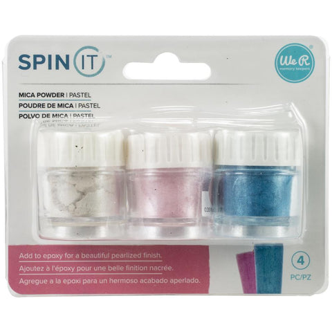 We R Memory Keepers Spin It Mica Powder 3/Pkg Pastel