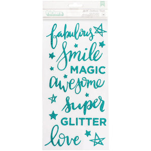Shimelle Glitter Girl Thickers Stickers 5.5"X11" 58/Pkg Sparkle 092257