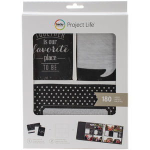Project Life Card Kit 180/Pkg Good Times 099357
