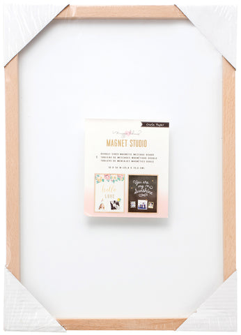 204967 Maggie Holmes Magnet Board-10"X14" Black & White