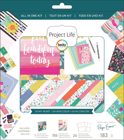275047 Project Life All-In-One Album Kit Paige Evans Oh My Heart