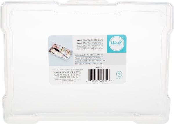 337522  We R Craft & Photo Translucent Plastic Storage-5"X7" Case (5 pack)