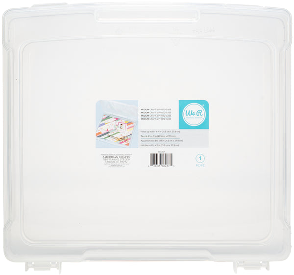 337525 We R Craft & Photo Translucent Plastic Storage-8.5"X11" Case (2 pack)