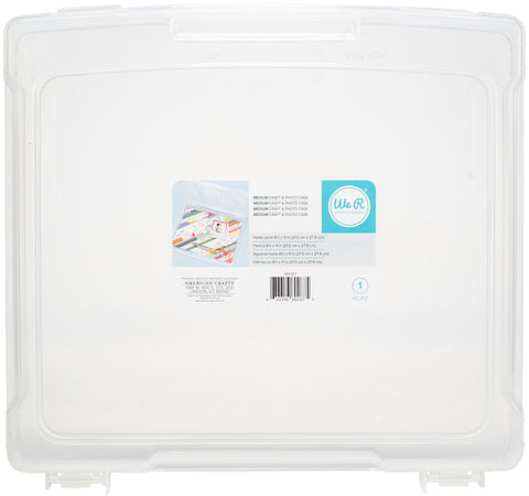 337525 We R Craft & Photo Translucent Plastic Storage-8.5"X11" Case (2 pack)
