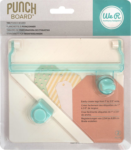 381717 We R Memory Keepers Tag Punch Board