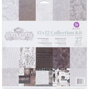 538737 Prima Marketing Collection Kit 12"X12" Salvage District