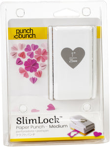 555445 Punch Bunch SlimLock Medium Punch Heart 1"X.875"