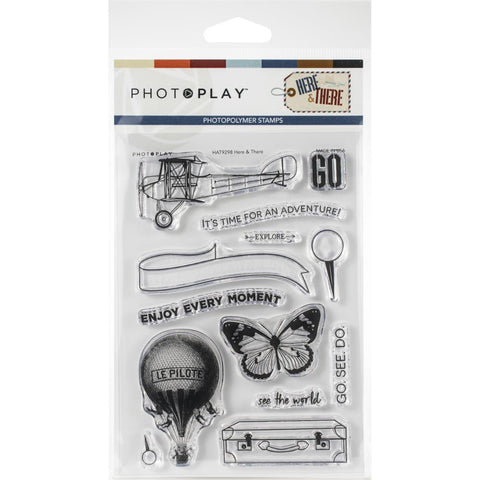 568070 PhotoPlay Photopolymer Stamp Here & There
