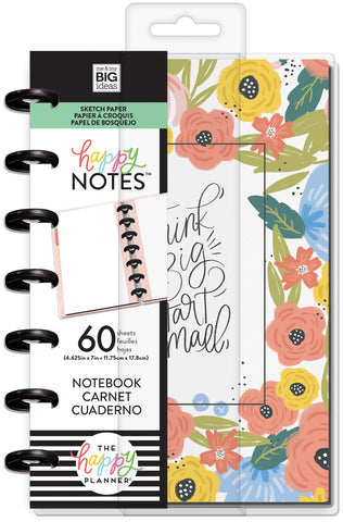 569368 Happy Planner Mini Notebook W/60 Sheets-Think Big Sketch