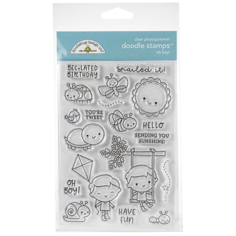573841 Doodlebug Clear Doodle Stamps-Oh! Boy