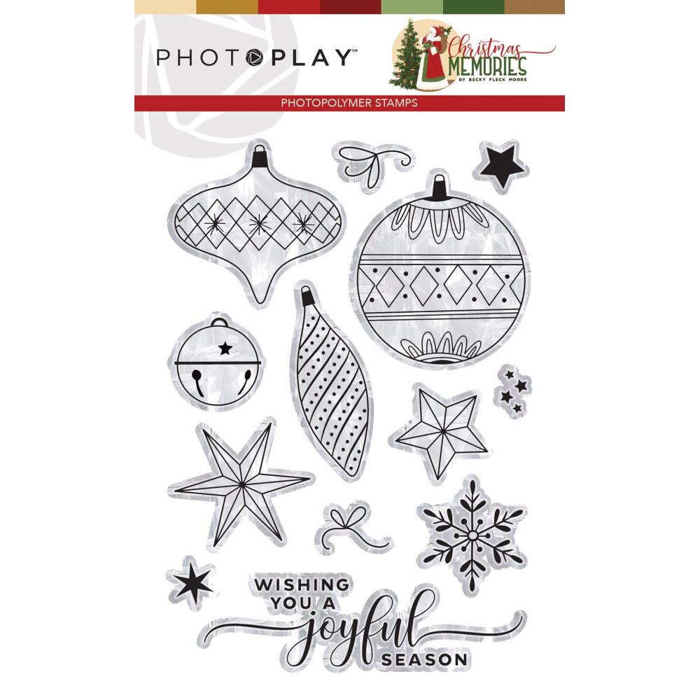 593662 PhotoPlay Photopolymer Stamp Elements, Christmas Memories