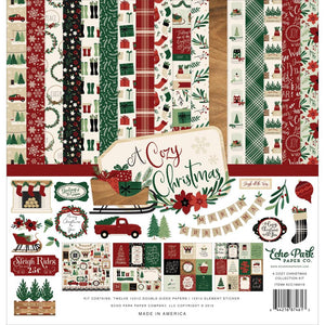 601077 Echo Park Collection Kit 12"X12" A Cozy Christmas