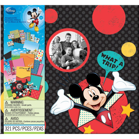 EK Success Disney Scrapbook Kit, Mickey Travel