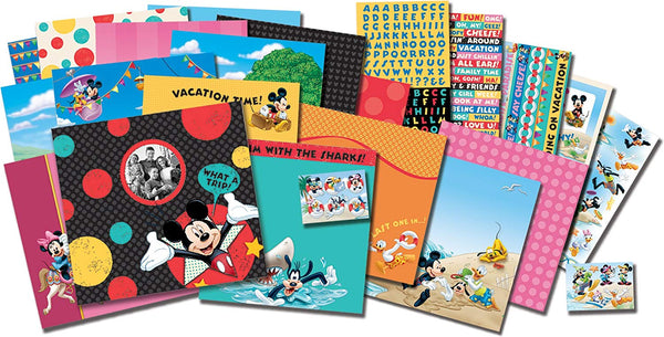 EK Success Disney Scrapbook Kit, Mickey Travel