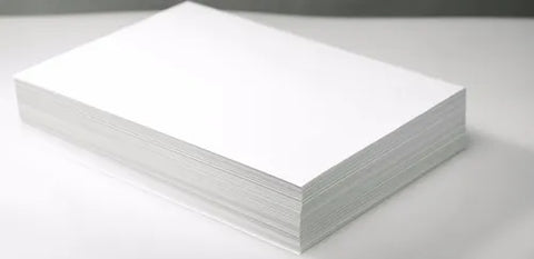 Paquete 8 hojas carta (21x28cm) vinil imprimible transparente