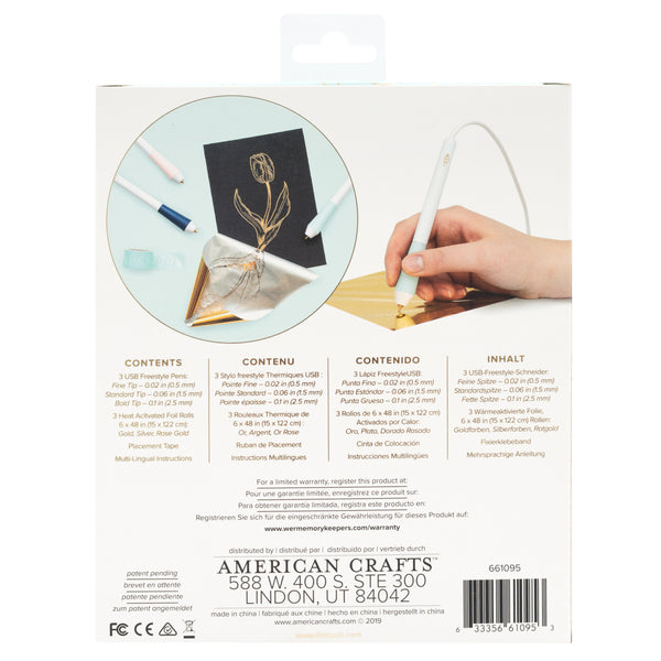 594605 We R Memory Keepers Foil Quill Freestyle Starter Kit + ENVIO GRATIS
